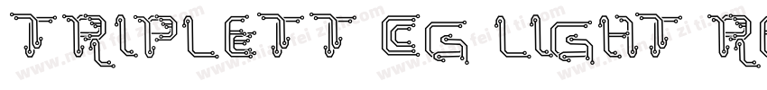 Triplett CG Light Re字体转换